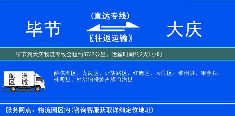 畢節(jié)到物流專線