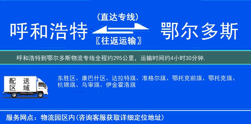 呼和浩特到物流專線